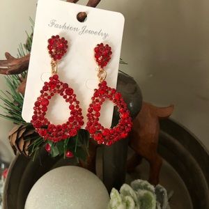 Rhinestone earrings